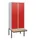 locker met bank,HxBxD 1950x800x815mm,2vak,vak B 400mm,cil.-slot