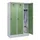 locker,HxBxD 1950x1200x500mm,3vak,vak B 400mm,draaigrendel,sokkel