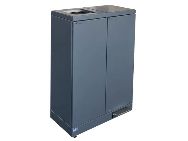 Bica 974 Afvalscheidingsunit 2x65 Liter Zwart