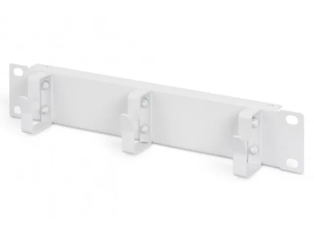 Panneau de gestion câbles 10'' 254mm 1U 3 ann 44x254x60mm Gris