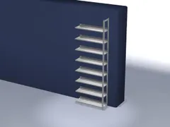 dossierstelling,aanbouwveld,HxBxD 2900x1000x300mm,vaklast 60kg