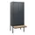 locker met bank,HxBxD 1950x800x815mm,2vak,vak B 400mm,draaigrendel
