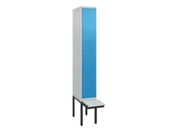 Dubbeldekse dekenkist,HxBxD 2120x300x815mm,1x2vak.,vak B 300mm