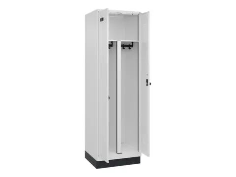 PBM-locker,HxBxD 1950x600x500mm,2vak,vak B 300mm,draaigrendel