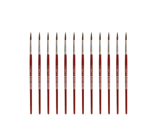 Penseel Kangaro Serie 120 rond Nr. 7 geitenhaar doos 12 stuks