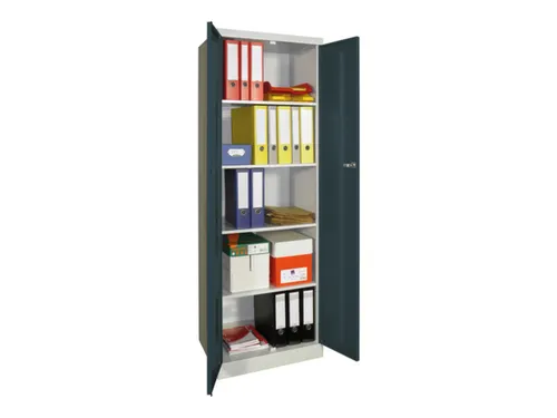 universele kast,HxBxD 1800x600x500mm,RAL7035,front RAL7016