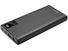 420-58 Powerbank Lithium Ionen 10.000 mA 20 W snellader USB-C antracie
