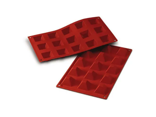 Silikomart Siliconen 1/3 GN Bakmat SILICON FLEX Mini Piramidi SF008