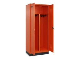 PBM-locker,HxBxD 1950x800x500mm,2vak,vak B 400mm,draaigrendel
