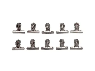 Papierklem MAUL Bulldog 50mm capaciteit 20mm zilver - 9