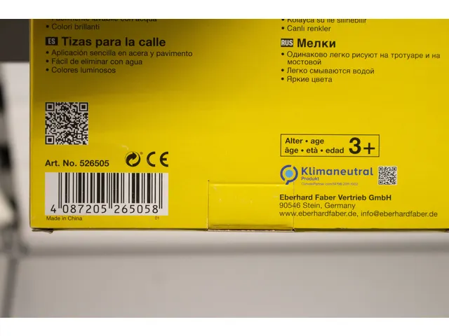 Stoepkrijt Eberhard Faber 6 Neon kleuren