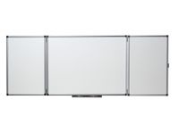 Nobo Prestige Emaille uitklapbare whiteboard 120x400cm Emaille