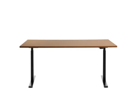 Elektrisch ihv bureau,HxBxD 700-1200x1600x800mm,blad beuken