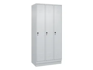 locker voor scheiding van kleding,HxBxD 1950x900x500mm,3vak - 1