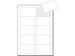 Cartes de visite Sigel 3C 85x55mm 190g blanc 400 pces