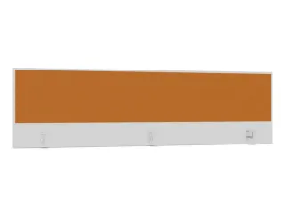 opzetpaneel,v. bureau,aanbouw achter,B 2000mm,Bl-wit,BN3005-geel - 1