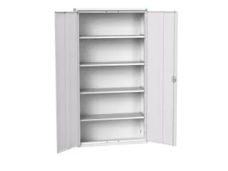 universele kast,HxBxD 2000x1050x350mm,4xStalen bodem,draaigrendelslot - 1