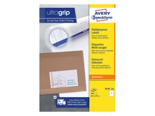 Etiket Avery Zweckform 3478-200 210x297mm A4 wit 200stuks - 2