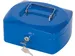 Geldkoffer Blauw 205x160x85mm Inclusief 2 Sleutels
