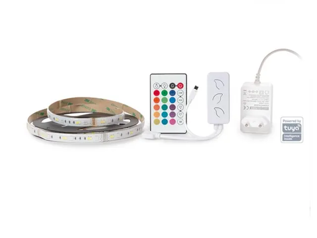 Smart Wifi RGB-Ledstrip KIT - Koudwit & Warmwit - 5m - 12 VDC
