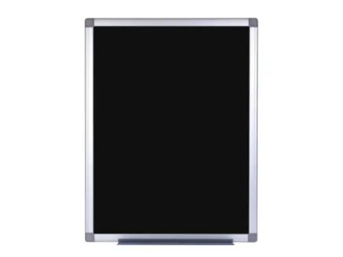 Magnetisch krijtbord Zwart met aluminium frame 60x90cm