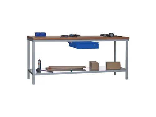 Werkbank 900x2000x700mm 1lade Frame/behuizing Ral7035 Front Ral5010