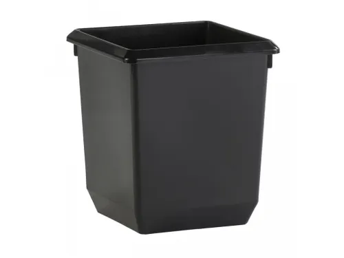 Vierkant Tapse Papierbak 21 Liter Zwart