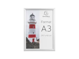 Wand poster lijst A3 aluminium/kristal - 9
