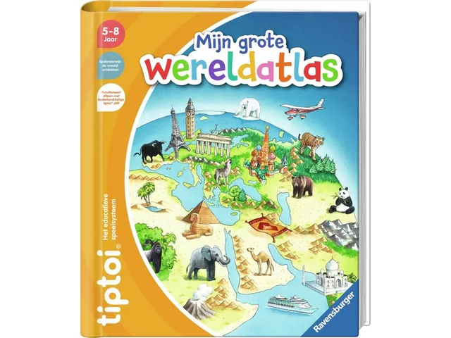 Mijn grote wereldatlas Tiptoi Ravensburger Mijn grote wereldatlas Tiptoi Ravensburger