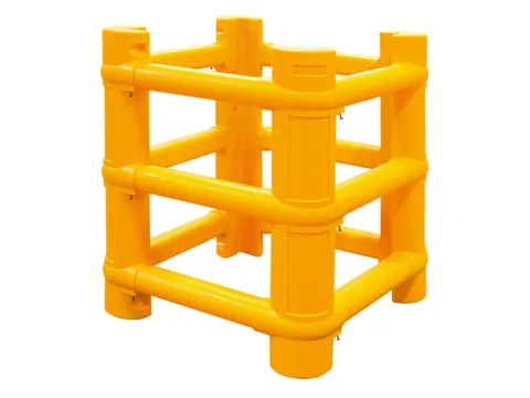 zuilbescherming,HxBxD 1000x390-890x390-890mm,op maat te snijden,PE