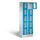 Lockerkast 1800x610x500mm 2x5 vakken Cilinderslot, Sokkel, RAL5012