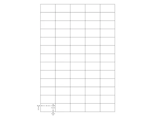 Q-Connect Multi-purpose etiketten A4 38,1x21,2mm Wit 6500 stuks