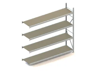 breedvakstelling,aanbouwveld,HxBxD 2500x2651x650mm,vakl. 490kg - 1