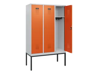 schoollocker,HxBxD 1950x1200x500mm,3vak,vak B 400mm,cil.-slot - 1