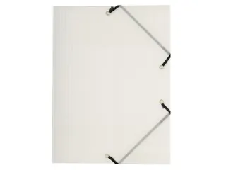 Elastomap 3 kleppen polypropyleen 5/10de Crystal Colours A4 Assorti - 3