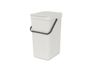 Afvalemmer Sort & Go 16 Liter Lichtgrijs - 1