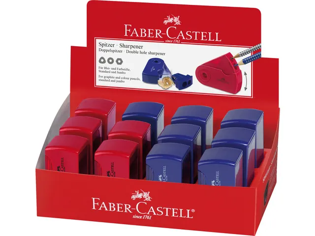 puntenslijper Faber-Castell "Sleeve" 9000 serie groen