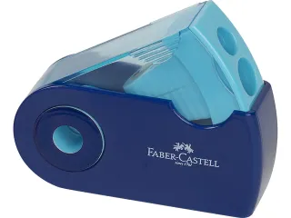 puntenslijper Faber-Castell "Sleeve" assorti kleuren 2-gaats display a - 2