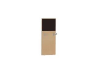 baliepaneel,v. bureau,aanbouw rechts,B 600mm,NE-esdoorn,BN2036-bruin - 1