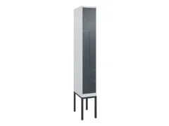 armoire vestiaire Z HxlxP 2120x300x500mm larg. compart. 150/300mm