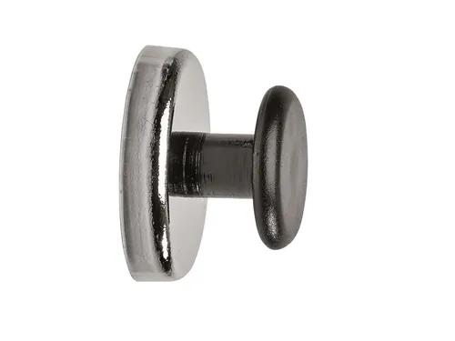 Magneet met knop MAUL Ø36mm trekkracht 5kg chroom/zwart