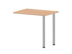 aanbouwtafel,i.h.v.,HxBxD 720-840x800x600mm,NE-esdoorn