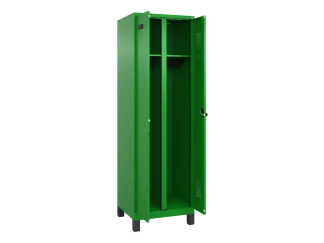 locker voor scheiding van kleding,HxBxD 1950x600x500mm,2vak