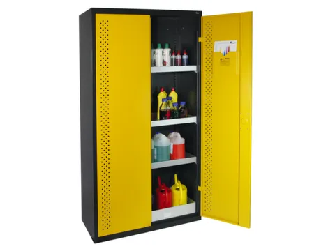 milieukast,HxBxD 1950x1000x500mm,3xopvanglegborden/1xbodemopvangbak