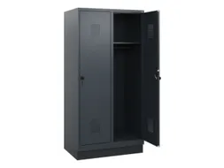 schoollocker,HxBxD 1630x800x500mm,2vak,vak B 400mm,draaigrendel,sokkel