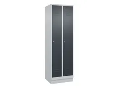 locker voor scheiding van kleding,HxBxD 1950x600x500mm,2vak