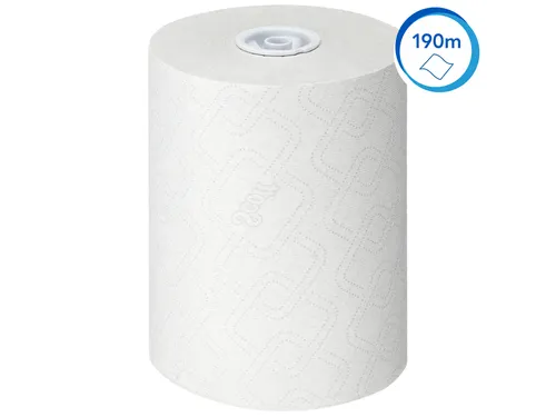 Handdoekrol Scott Essential Slimroll 1-laags 190m wit 6695