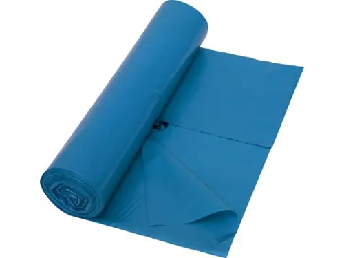 Vuilniszak 38 micron 70x110cm 120L blauw rol van 25 stuks