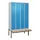 locker met bank,HxBxD 2120x1200x815mm,4vak,vak B 300mm,cil.-slot