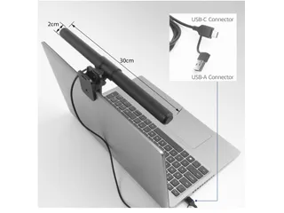 Laptop lamp ACT Clip-on led dimbaar USB - 4